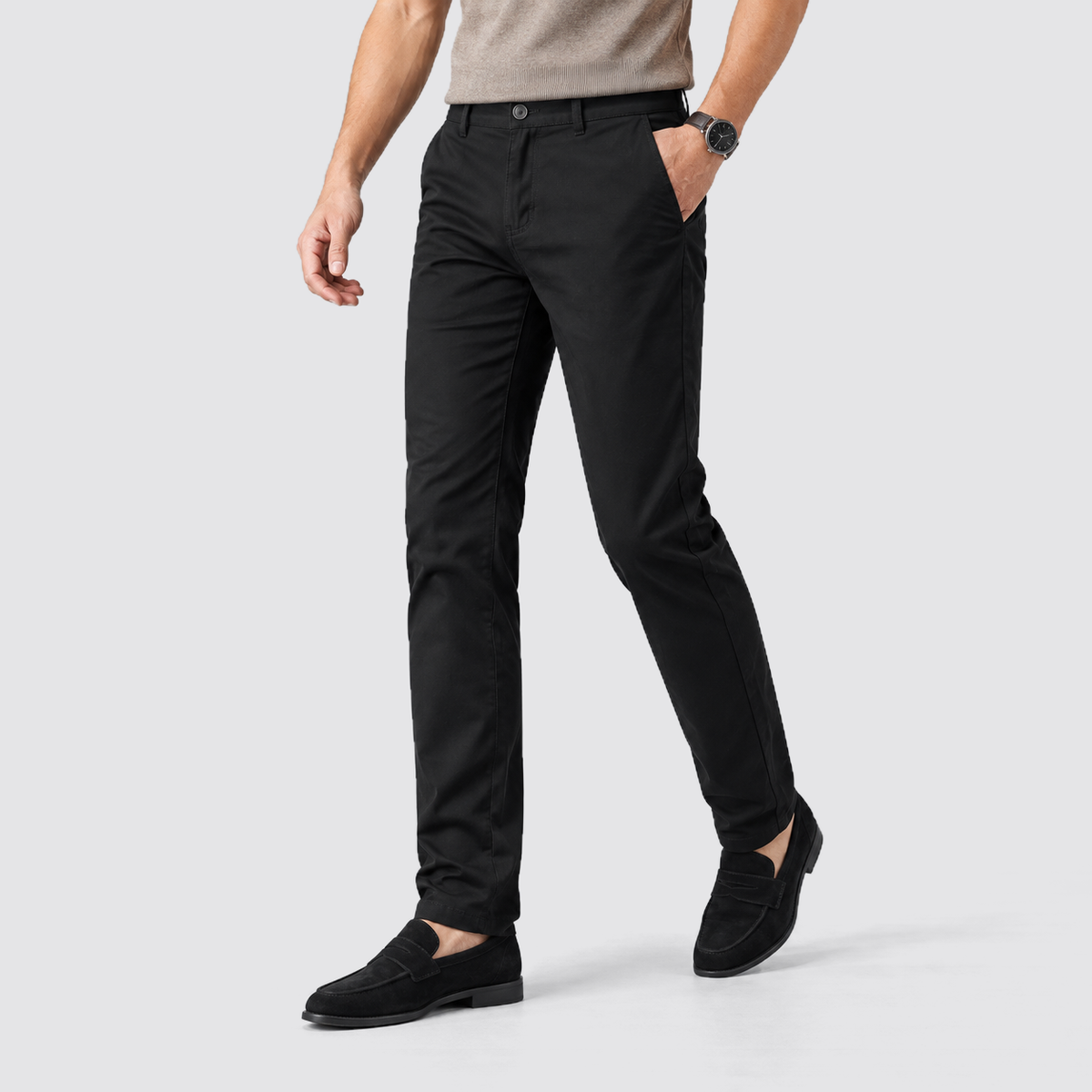 Rowenfield work trousers - Black - walking