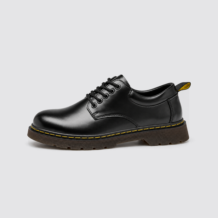 Black shoe side profile