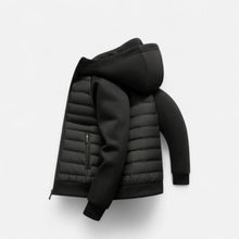 Rowenfield Men's Hooded Down Jacket with Quilted Panels — product view 6