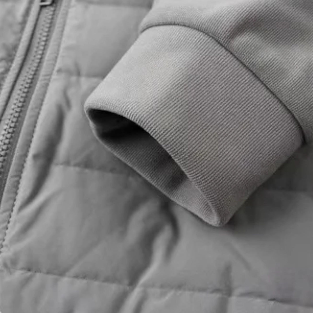 Rowenfield Men's Hooded Down Jacket with Quilted Panels — product view 13