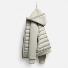 Rowenfield Men's Hooded Down Jacket with Quilted Panels — product view 10