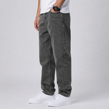 Men's Loose-Fit Wide-Leg Stretch Jeans