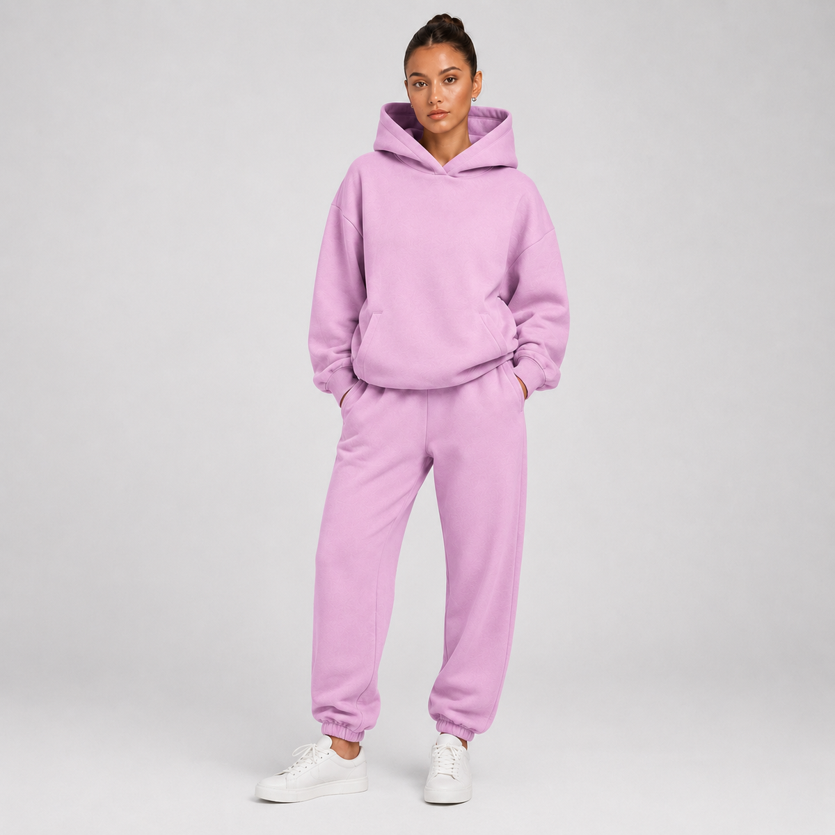 Women's Oversized Tracksuit Set with Hoodie and Joggers