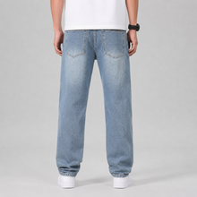 Men's Loose-Fit Wide-Leg Stretch Jeans