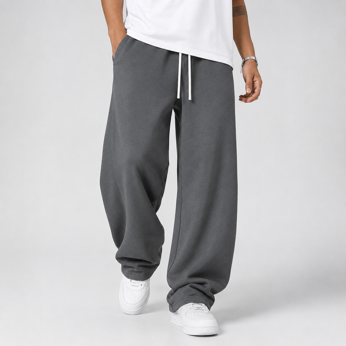 Men's Jogger Pants with Drawstring Waist