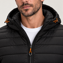 Rowenfield Men's Jacket Puffer Hooded Quilted Full Zip — product view 4