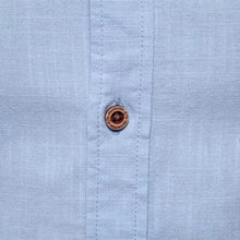 Men's Collarless Long-Sleeve Shirt