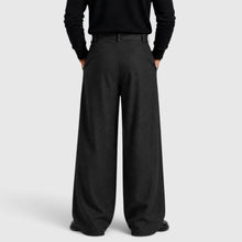 Men's Pleated Straight Leg Dress Pants