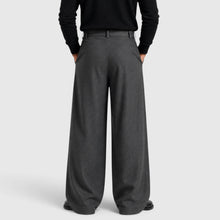 Men's Pleated Straight Leg Dress Pants