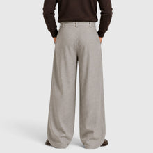 Men's Pleated Straight Leg Dress Pants