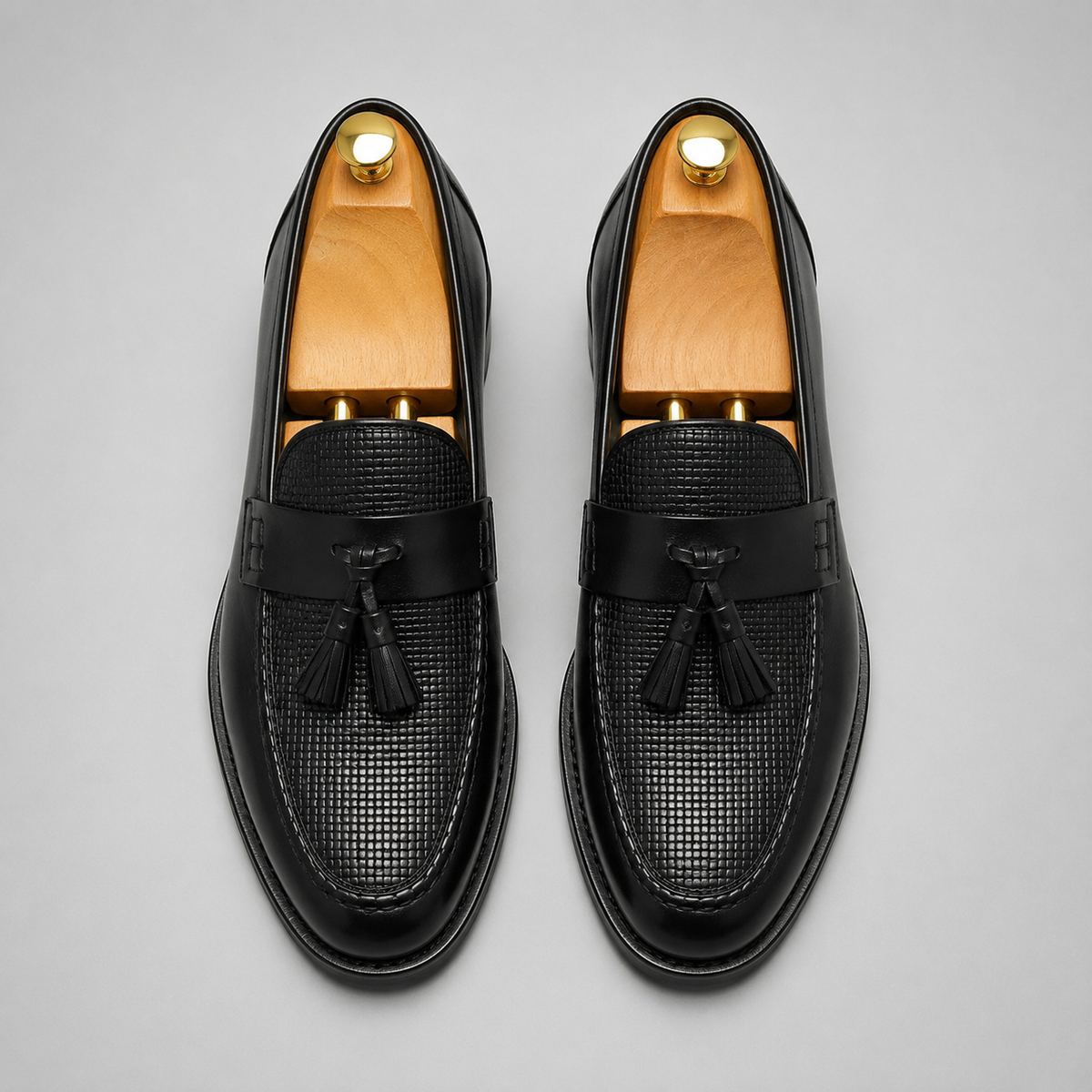 Rowenfield Men's Woven Tassel Slip-On Loafers