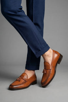 Rowenfield Men's Woven Tassel Slip-On Loafers
