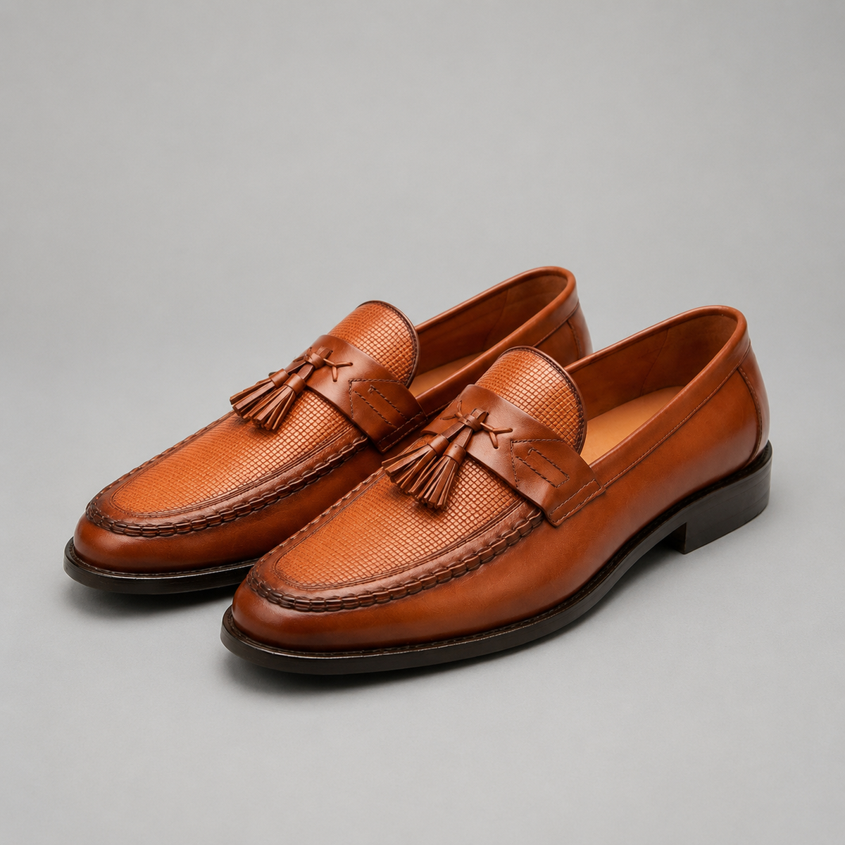 Rowenfield Men's Woven Tassel Slip-On Loafers