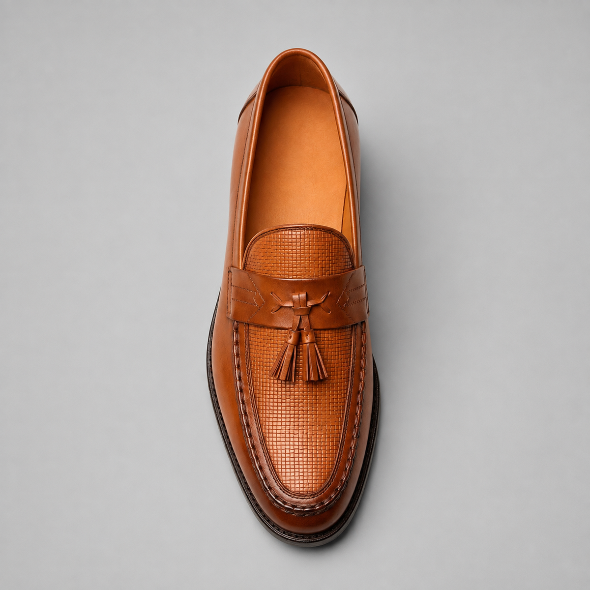Rowenfield Men's Woven Tassel Slip-On Loafers
