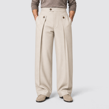 Rowenfield wide leg trousers - Beige - frontaal