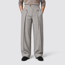 Rowenfield wide leg trousers - Grey - frontaal