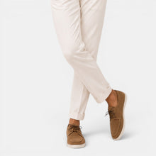 Rowenfield Men's Moccasin Shoes Suede-Look Lace-Up