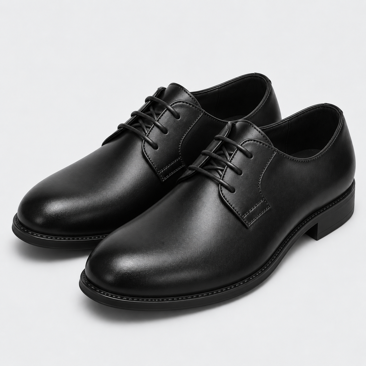 Rowenfield Men's Leather-Look Derby Dress Shoes