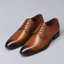 Rowenfield Men's Leather-Look Derby Dress Shoes