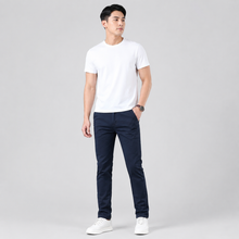 Rowenfield Men's Slim Fit Work Trousers with Straight Leg