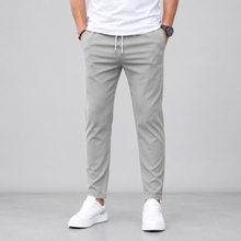 Rowenfield Men's Slim Fit Drawstring Trousers with Tapered Leg