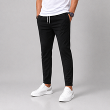 Rowenfield Men's Slim Fit Drawstring Trousers with Tapered Leg
