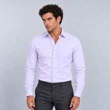 Rowenfield Men's Wrinkle-Free Formal Shirt – Light Purple – front