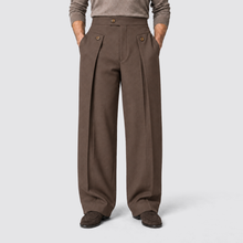 Rowenfield wide leg trousers - Brown - frontaal