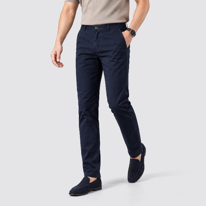 Rowenfield work trousers - Dark Blue - walking