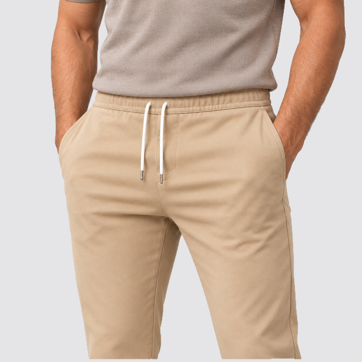 Rowenfield drawstring trousers - Beige - waist