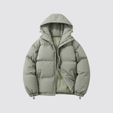 Rowenfield hooded puffer jacket - grayish-green - product